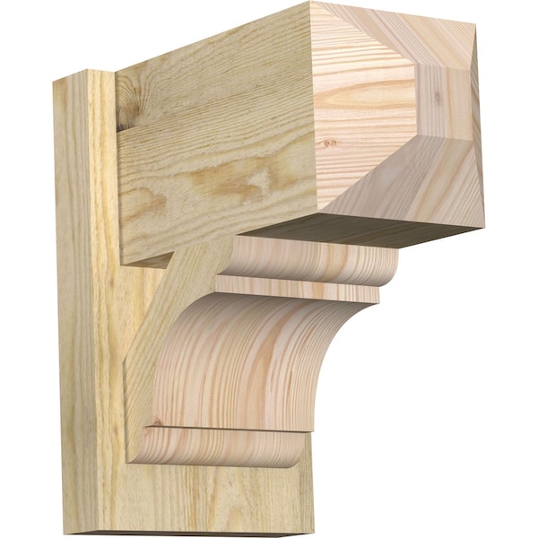 Ekena Millwork Olympic Craftsman Rough Sawn Outlooker, Douglas Fir, 8"W x 14"D x 14"H OUT08X14X14OLY04RDF - main